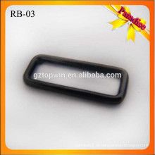 RB03 Custom Rechteck verschiedene Größe Gepäck Tasche Metall Wölbung quadratischen Schnalle Lieferant